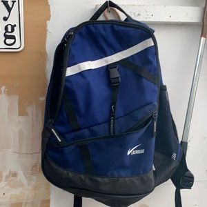 Nike Blue lacrosse bag in like new condition.